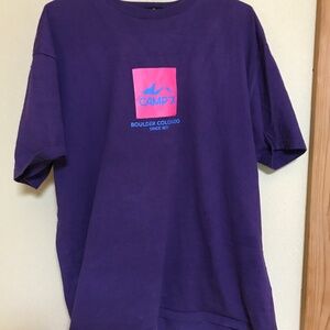 Camp 7 Boulder Colorado Purple T-Shirt Size XL
